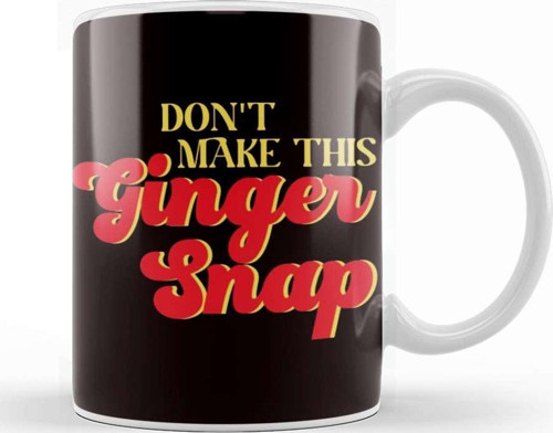 Don´T Make This Ginger Snap Redhead Christmas Cookies Kupa Bardak Porselen