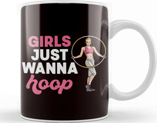 Hula Hoop Fitness Sports Training Hooping Hula Hooper Kupa Bardak Porselen