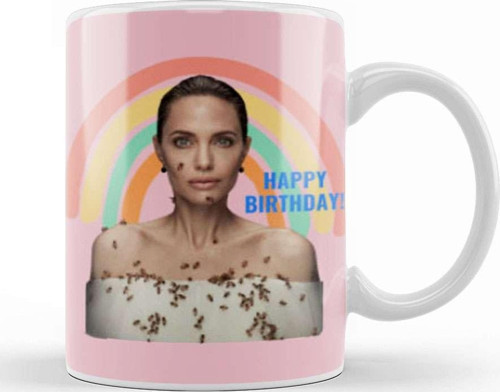 Happy Birthday To The Most Gorgeous Beautiful Angel Kupa Bardak Porselen