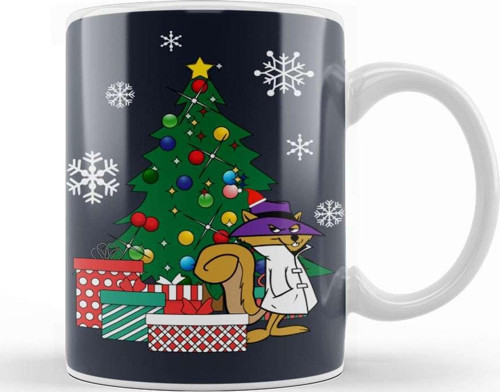 Sailor Moon Secret Squirrel Around The Christmas Tree Kupa Bardak Porselen