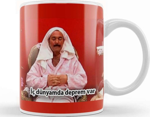 Burhan Altıntop Avrupa Yakası İç Dünyamda Deprem Var Kupa Bardak Porselen