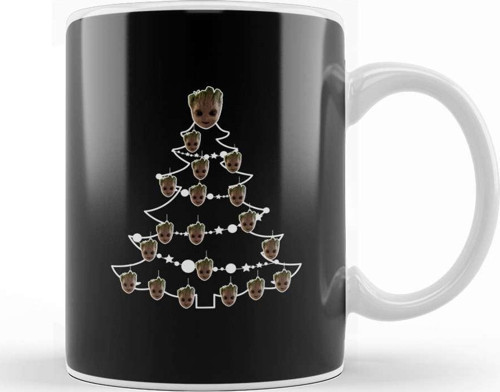 Baby Groot Guardians Of The Galaxy Christmas Baubles Kupa Bardak Porselen