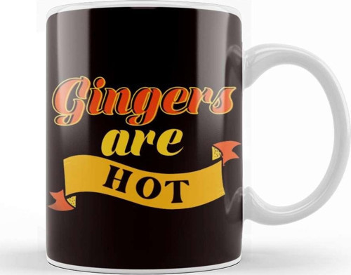 Gingers Are Hot Redhead Red Orange Hair Haired Irish Kupa Bardak Porselen