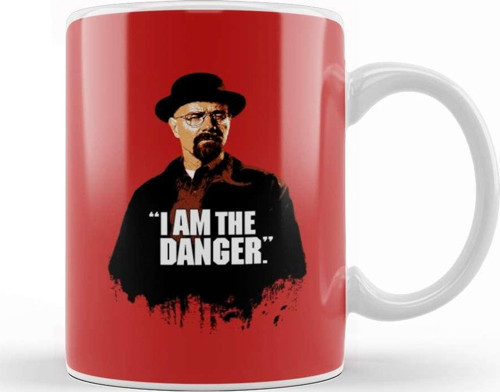 Walter White Heisenberg I Am The Dangrr Breaking Bad Kupa Bardak Porselen