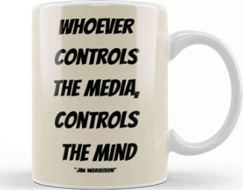 Jim Morrison Quotes Gift Vintage Retro Rainbow Style Kupa Bardak Porselen
