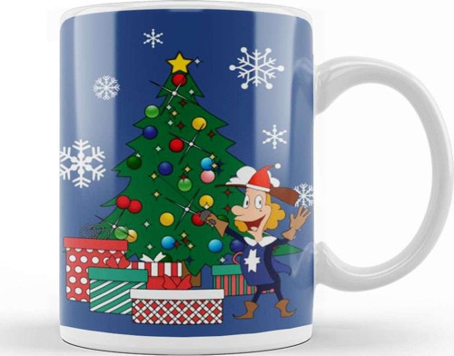 Albert The Fifth Musketeer Around The Christmas Tree Kupa Bardak Porselen
