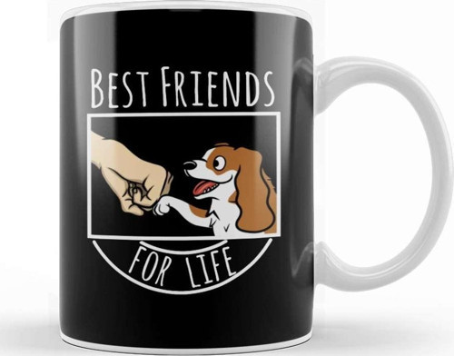 Cavalier King Charles Spaniel Best Friends For Life Kupa Bardak Porselen