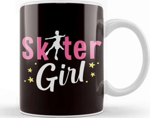Ice Skate With Your Heart And Your Feet Will Follow Kupa Bardak Porselen