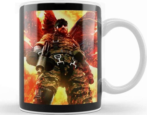 Solid Snake Metal Gear Solid 3 Naked Snake The Boss Kupa Bardak Porselen