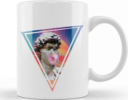 Vaporwave Kupa Bardak Porselen