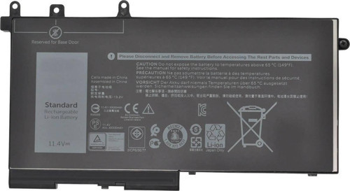 Dell ile Uyumlu Latitude 5290 Versiyon T17G, T17G002 Batarya Pil - 3 Cell