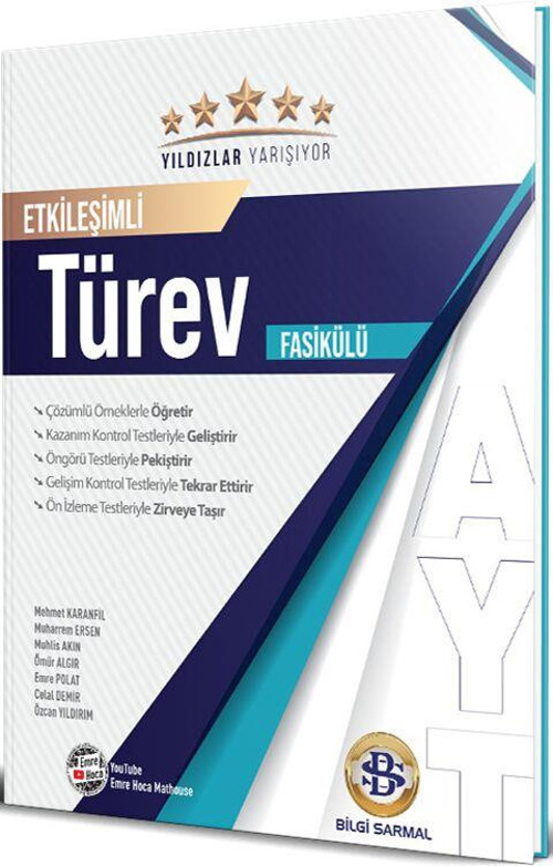 AYT Türev Yıldızlar Yarışıyor Etkileşimli Fasikülü Bilgi Sarmal