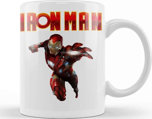 Iron Man Kupa Bardak Porselen