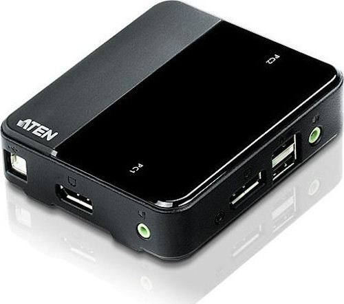 2 port'lu USB DisplayPort KVM Switch 4K UHD (3840 × 2160@60Hz) teknolojisini destekler