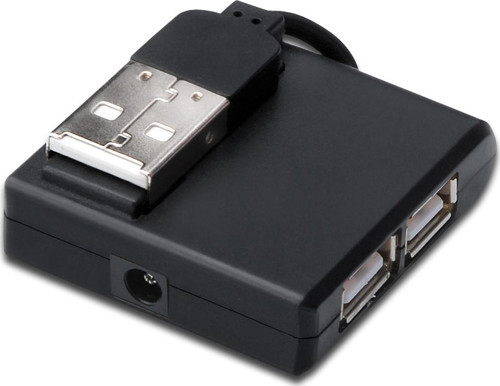 4 Port USB 2.0 Hub, plastik
