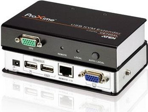 VGA Cat 5 KVM (Keyboard/Video Monitor/Mouse) Mesafe Uzatma Cihazı, 150 metre, USB Konsol, ESD ve ge