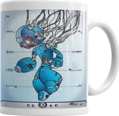 Megaman Kupa Bardak Porselen