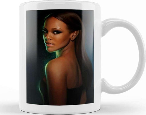 Rihanna Kupa Bardak Porselen