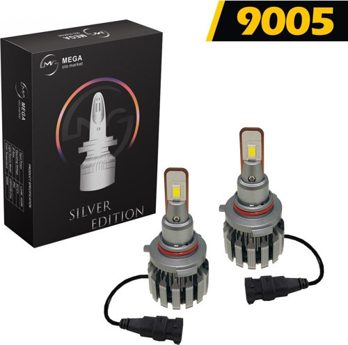 Slim Led Xenon V2 12-24 Volt Silver Edition Csp Led H1 H4 H7 H11 9006 9005