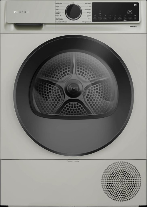 KM0961XJTR Isı Pompalı Kurutma Makinesi 9 kg Gümüş