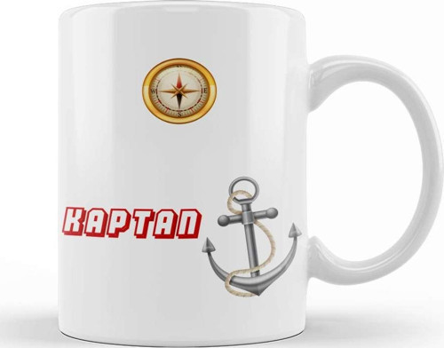 Kaptan Kupa Bardak Porselen