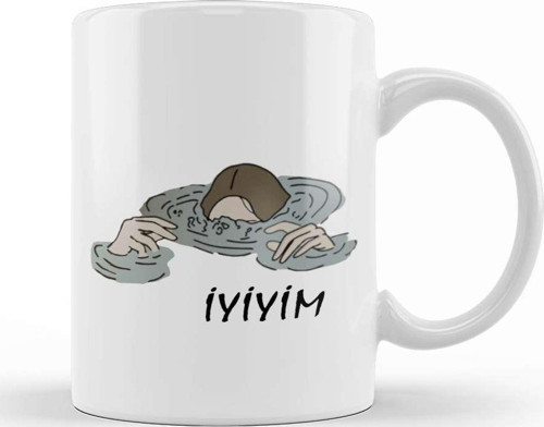 İyiyim Motto Kupa Bardak Porselen