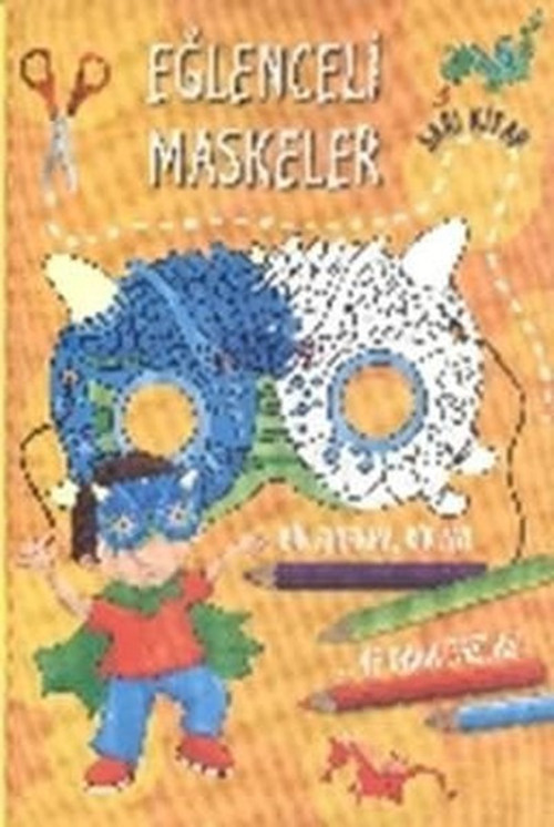 Eğlenceli Maskeler Sarı Kitap