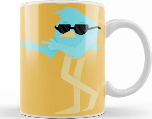 Cool Bird 01 Kupa Bardak Porselen