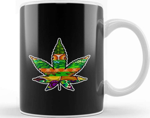 Marijuana 01 Kupa Bardak Porselen