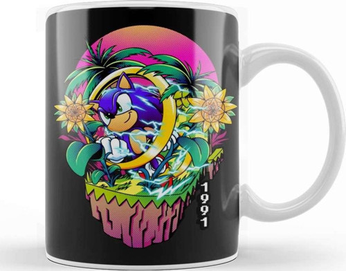 Sonic Faster Kupa Bardak Porselen
