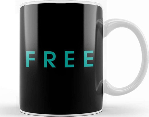Retro Free T Kupa Bardak Porselen
