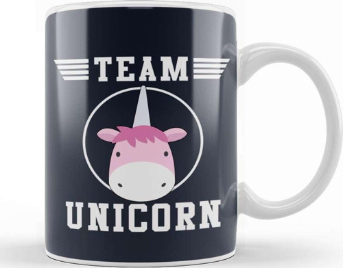 Team Unicorn Kupa Bardak Porselen