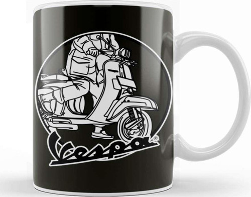 Vespa Addict Kupa Bardak Porselen