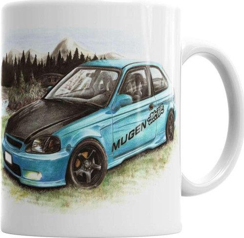 Honda Civic Kupa Bardak Porselen