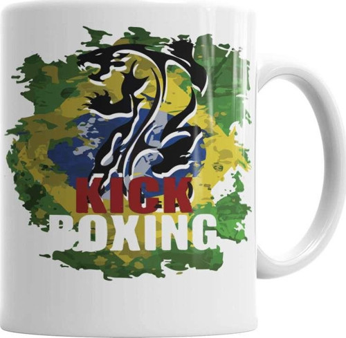 Kick Boxing Kupa Bardak Porselen