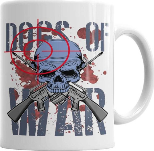Dogs Of War Kupa Bardak Porselen