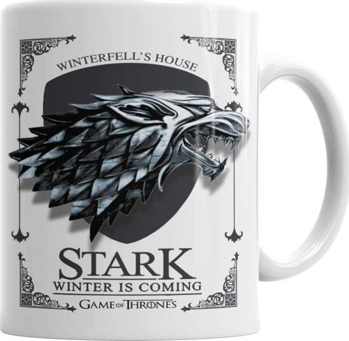 House Stark Kupa Bardak Porselen