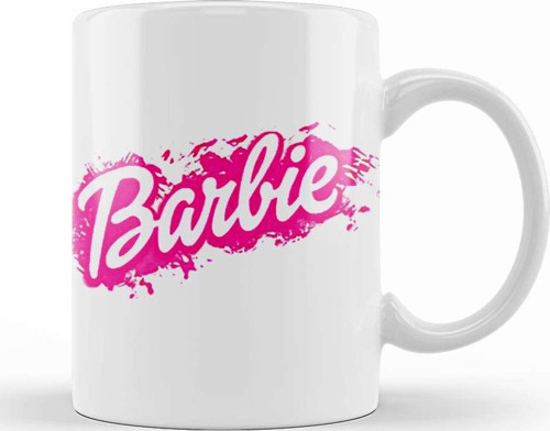 Barbie Logo Kupa Bardak Porselen