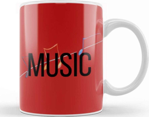 Music Kupa Bardak Porselen