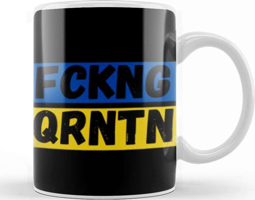 Fckng Qrntn Kupa Bardak Porselen