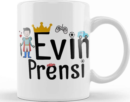 Evin Prensi Kupa Bardak Porselen