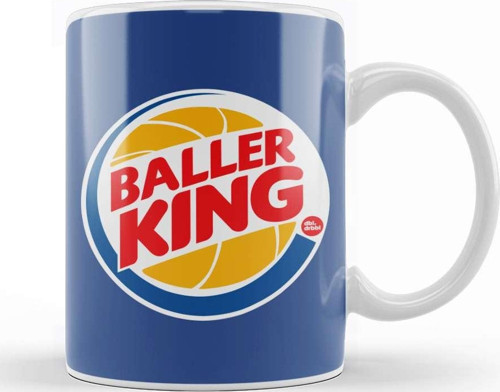 Baller King Kupa Bardak Porselen