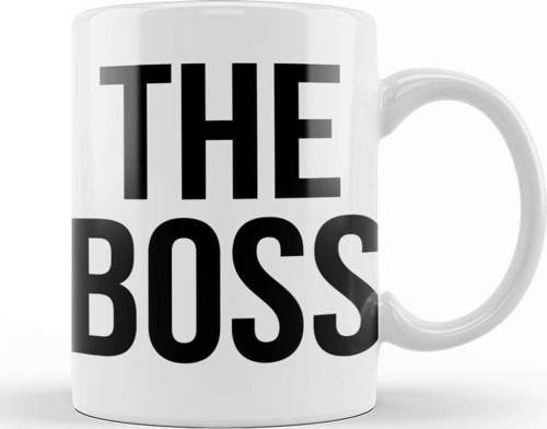The Boss 02 Kupa Bardak Porselen