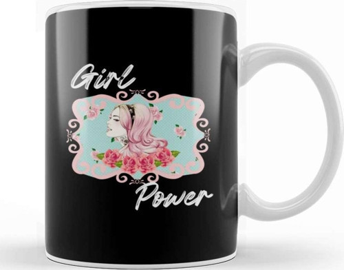 Girl Power Kupa Bardak Porselen