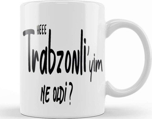 He Trabzon Kupa Bardak Porselen