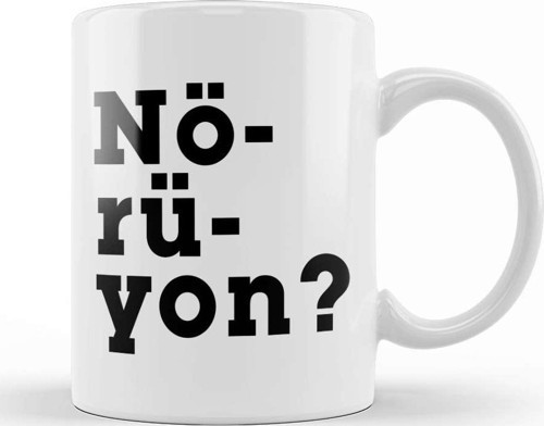 Nörüyon 01 Kupa Bardak Porselen