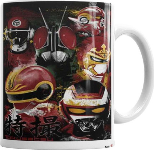 Tokusatsu Kupa Bardak Porselen