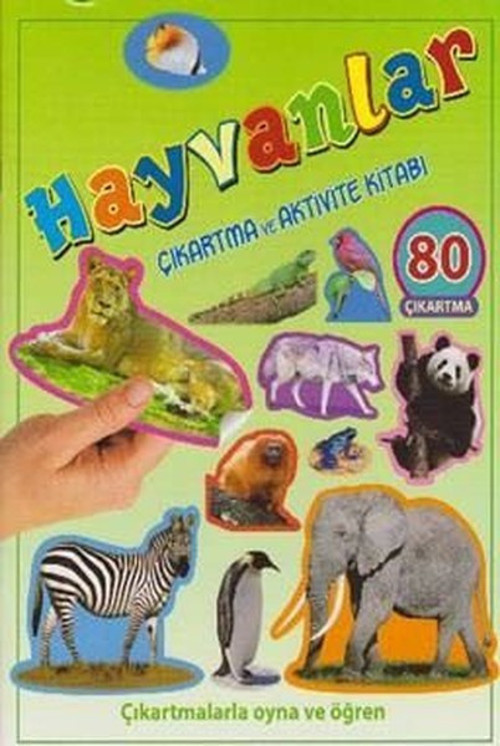 Hayvanlar Çıkartma ve Aktivite Kitabı