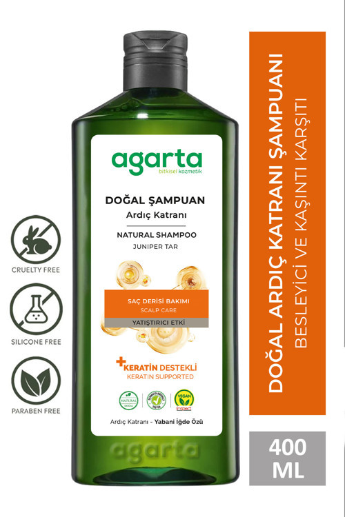Şampuan Ardıç Katranı Ve Keratin Özlü Tüm Saçlar 400 Ml