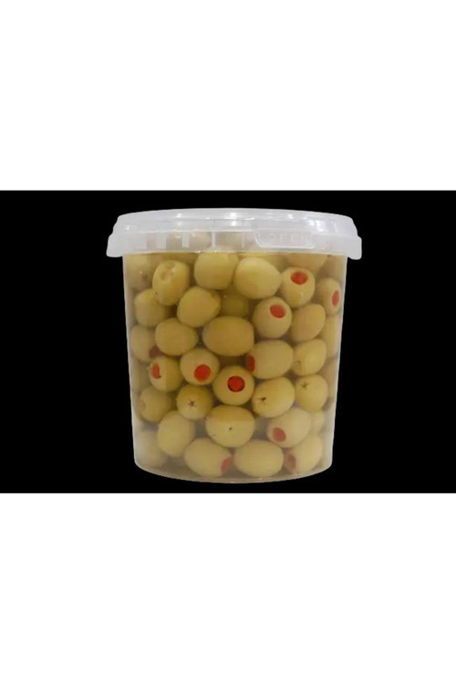 Yeşil Biberli Zeytin 650 Gr Pet Kavanoz